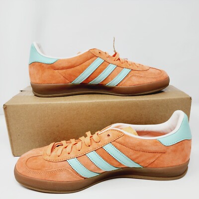 Adidas Gazelle Indoor Casual Low-top Sneakers Orange Mint IH7499