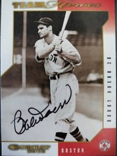 2003 Donruss (Team Heroes) SIGNED: Bobby Doerr, RED SOX #67, HOF (D.2017)
