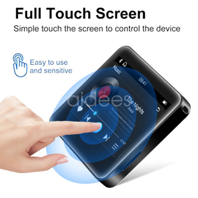 Support 128GB MP3 Player Bluetooth Sport Musik Player HiFi Video Radio Aufnahme~