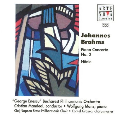 Brahms - Piano Concerto #2; Nanie - Wolfgang Manz - Enesco Bucharest Phil - CD