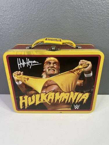 WWE Hulk Hogan Hulkamania Tin Lunch Box 2014