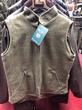 BNWT Ladies Alan Paine Rutland Gilet Tweed Pine