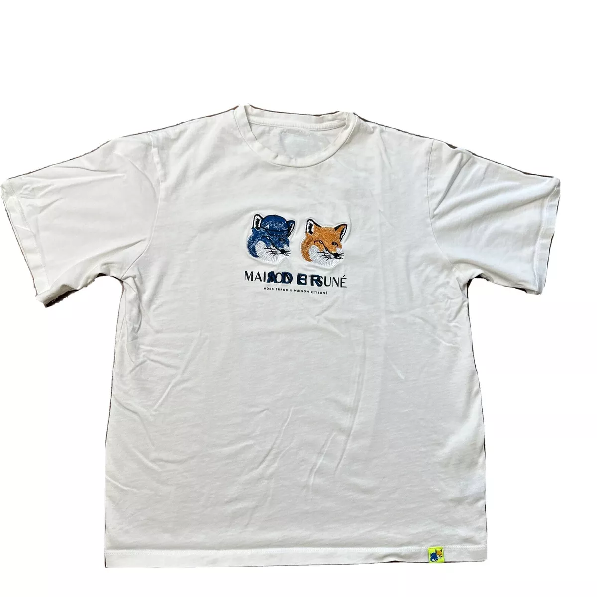 Ader Error X Maison Kitsune Tee T Shirt