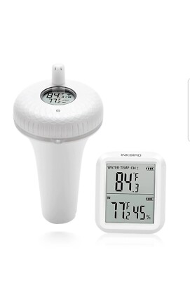 Inkbird IBS-P01R Wireless Indoor /Outdoor Floating Pool Thermometer and Receiver