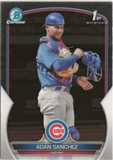 2023 Bowman Chrome Adan Sanchez RC Rookie Card Chicago Cubs