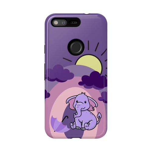 Lila Baby Elefant Regenbogen robuste Handyhülle für iPhone, Samsung Galaxy, Pixel - Bild 215 von 285