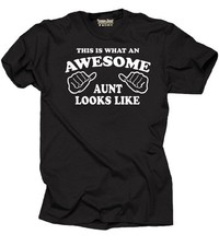 Impresionante Tía Camiseta Tía Camiseta Regalo para Tía Familia Camiseta Tía