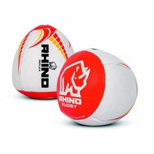 Image of RHINO Training Reflex Rugby Ball [red/yellow/white]