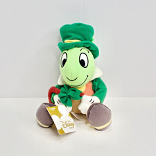 Walt Disney Store Jiminy Cricket 8" Bean Bag Plush St Patricks Day New with Tags