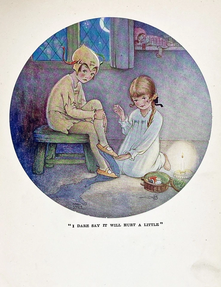 1921 PETER PAN AND WENDY Antique FIRST EDITION Childrens JM BARRIE vtg NEVERLAND - Image 4 of 4