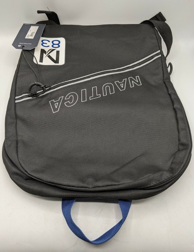 Zaino Nautica NK0012/08 Polyster Nero/Blu Cinghia N83 Scuola/Sport Nuovo - Foto 5 di 5
