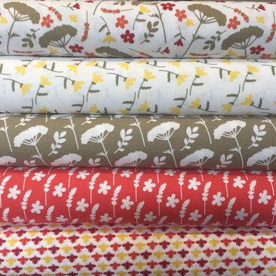 Stoff Freedom Heritage Floral 100% Baumwollstoff FQ Handarbeit Quilt Patchwork rot