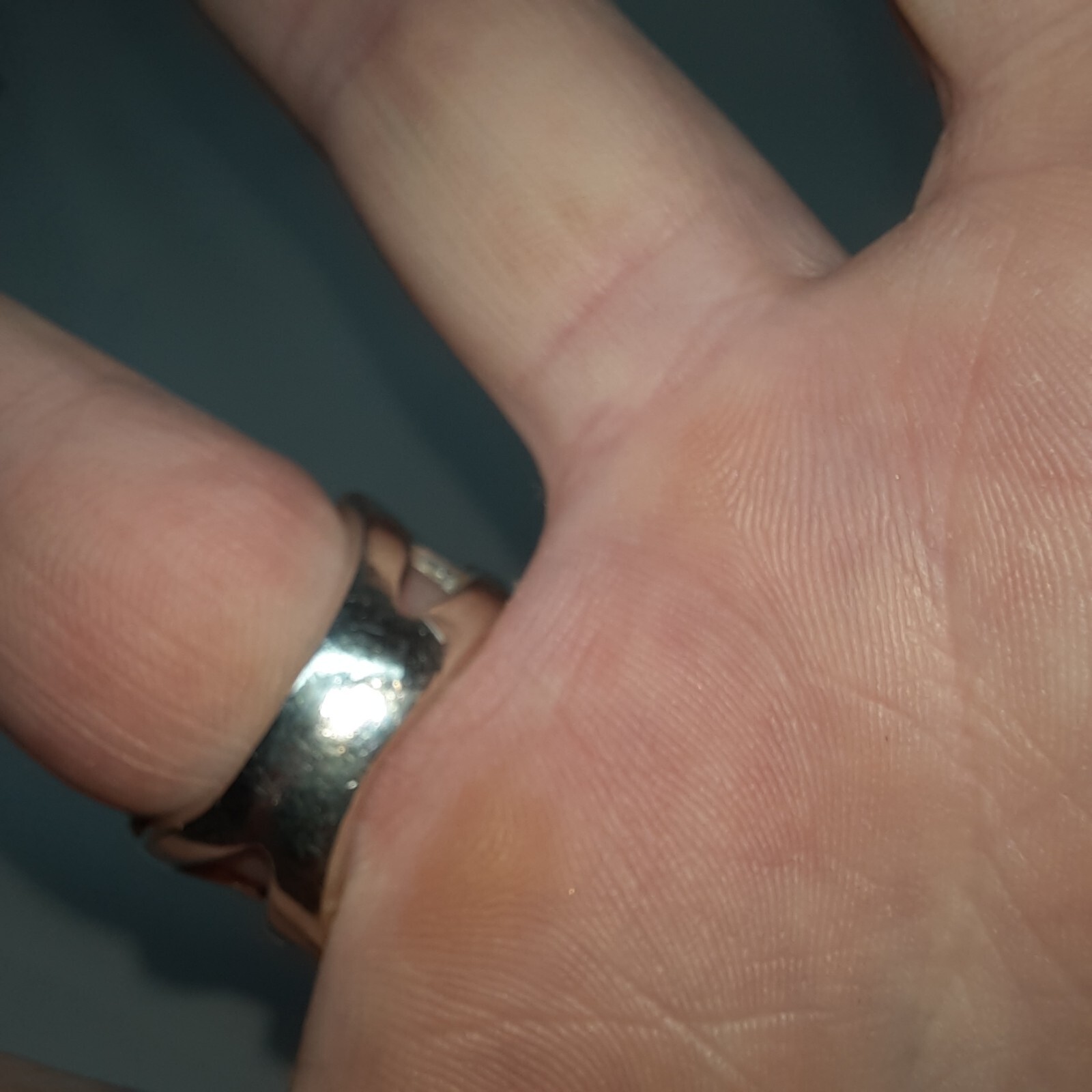 10K5 NICE BIG 925 SOLID SILVER OPENWORK RING SIZE… - image 4