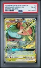 2019 POKEMON SUN & MOON COSMIC ECLIPSE #1 VENUSAUR & SNIVY GX PSA 6
