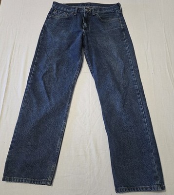 Wrangler Five Star Premium Denim Men's Relaxed Fit Jeans Blue 32x30