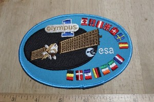 ESA ASTRONAUT OLYMPUS 1 SATELLITE MISSION SPACE PATCH 