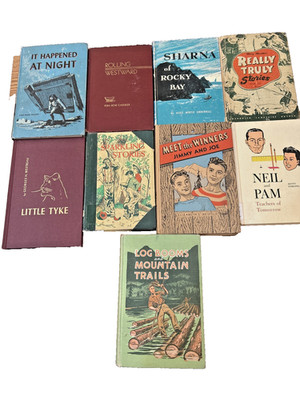 9  Adventist Heritage books from 1950s, Mission Stories, Nature, Adventure +more