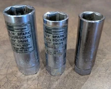 Craftsman Vintage 13/16 " Drive 5/8 (2) Spark Plug Socket -G- Series #43325 