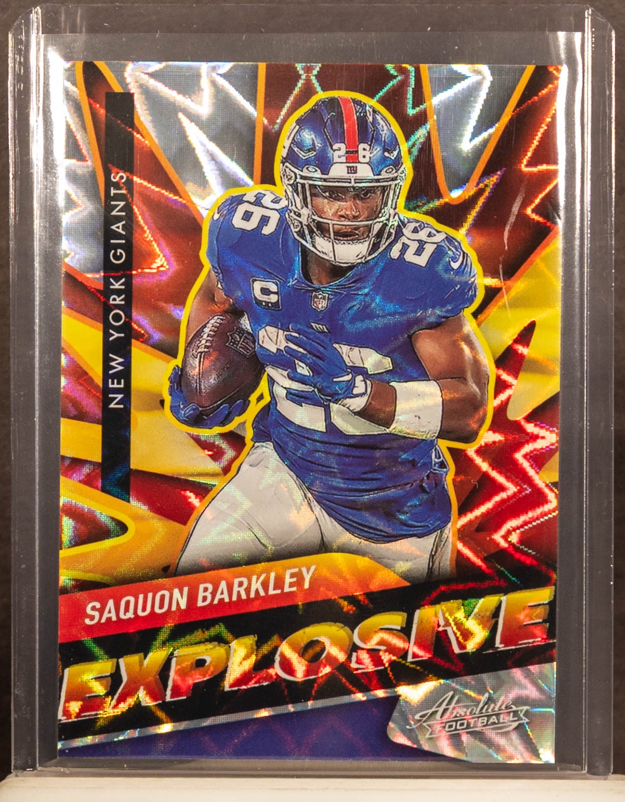 EL.HE13 Saquon Barkley 2021 Panini Absolute #E28 Explosive