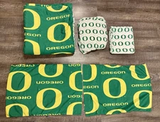 Oregon Ducks 5 Piece Bedding Bed Set Pillow Case Comforter Sheet Full Size