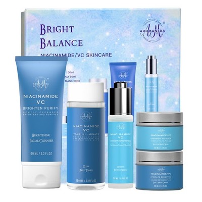 Skin Care Kit for Women, Hydrating Skincare Set Niacinamide+Vitamin C, Daily ...