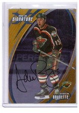 Andrew Brunette 2002-03 ITG BAP Signature Series Autograph Gold Card #51
