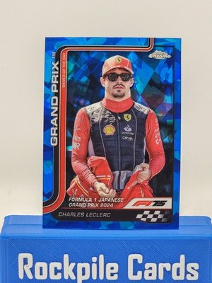 2025 Topps Chrome F1 Sapphire Edition- GP Driver of the Day Charles Leclerc #125