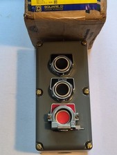 Square D 9001KYK327 Control Station Enclosure 3NO-3NC 600V, Lockable STOP, NIB.