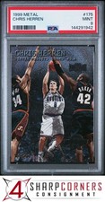 1999 METAL #175 CHRIS HERREN RC POP 1 PSA 9