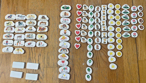 Melissa & Doug Kid Responsibility Chore Chart 107 Magnets VTG