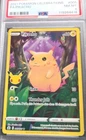 POKEMON CARD PIKACHU FULL ART HOLO RARE 5 SWSH CELEBRATIONS #5 GRADED PSA 8