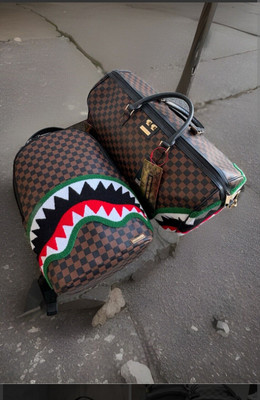 Brand NEW: SPRAYGROUND Limited Edition SHARK Duffle Back PackBag