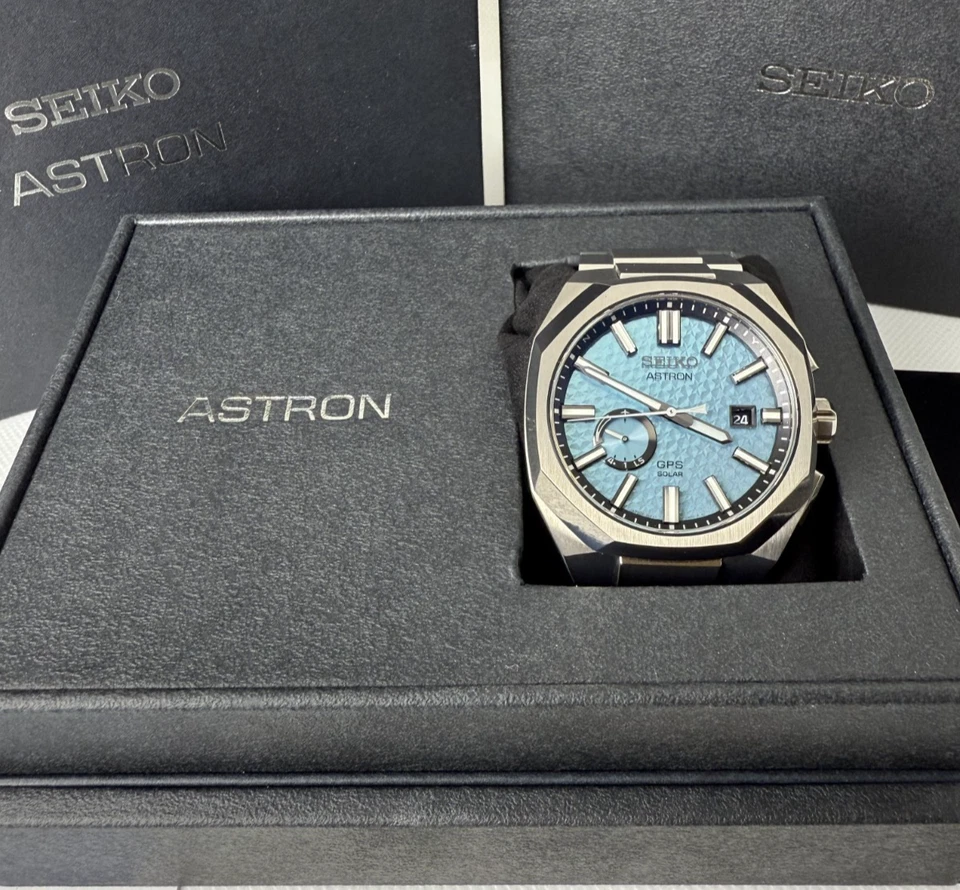 Титановые часы Seiko Astron Nexter SBXD027 GPS Solar ограниченный выпуск в коробке Япония - Изображение 2 из 4