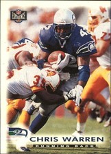 1997 Score Board NFL Experience #81 Chris Warren - FB
