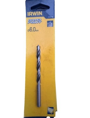 1 x Irwin Brad Point Bohrer Neu 6 mm
