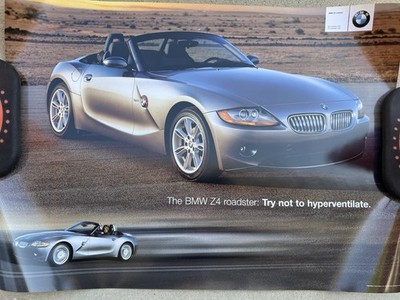 BMW Z4 Roadster Poster 36x26 New Unused OEM Dealer Showroom Display 3.0i