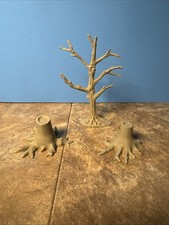 Vintage Marx Battle of Blue Gray Playset Original Gray Dead Tree Stumps