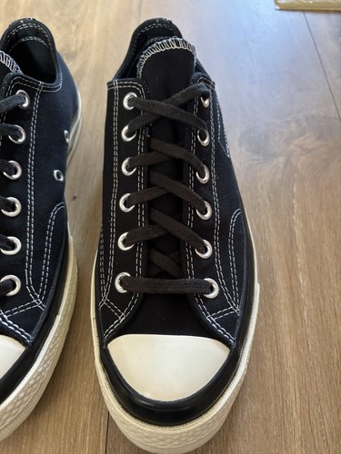 Converse Fragment Design x Moncler x Chuck 70 Low 'Black' 172320C - UK 8 - Picture 20 of 24