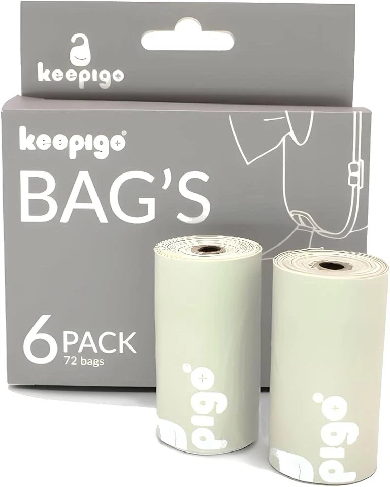 Carrito de pañales portátil 3 en 1 organizador porta toallas para bebé y 72 bolsas desechables Foto 2 de 4