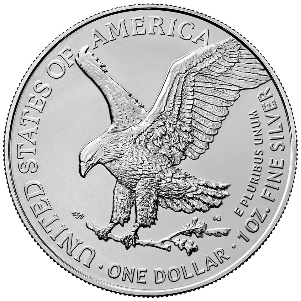 Silbermünze Silver Eagle 2026 - USA - Anlagemünze - 1 Oz ST - Bild 2 von 2