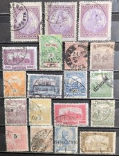 Alte Briefmarken Sammlung Ungarn, gestempelt, 11