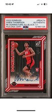 2023-24 Panini Donruss  Rookie Dominators Auto  Amen Thompson  Black /1 (AU, RC)