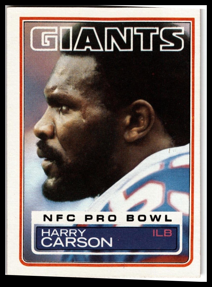 1983 Topps #123 Harry Carson