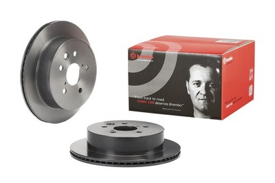 2x Bremsscheibe PRIME LINE - UV Coated BREMBO 09.E525.11 für LEXUS IS 3 200t 250