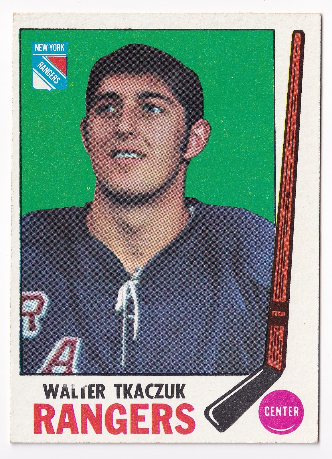 1969-70 Topps Walter Tkaczuk Rookie Card NM Condition. Ships Free!