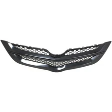 Grille For 2007-2008 Toyota Yaris Sedan Upper Textured Black Plastic