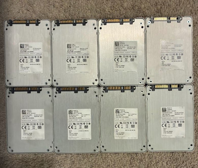Lot of 8 256GB 2.5'' SATA SSD Lite On Tested Wiped Working