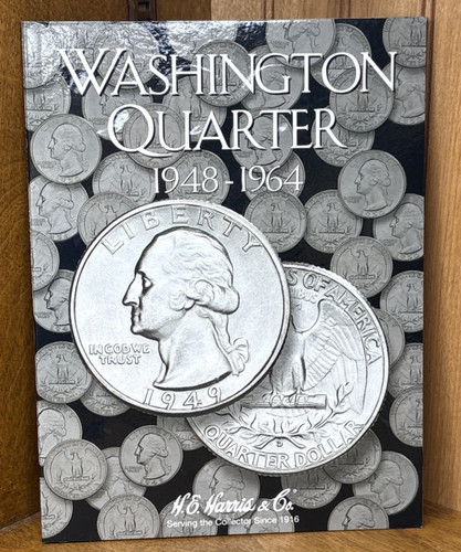 Washington Quarters Coin Folder Album 1948-1964 by H.E. Harris