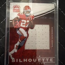 2017 Crown Royale Jumbo Rookie Silhouette Jerseys #17 Kareem Hunt