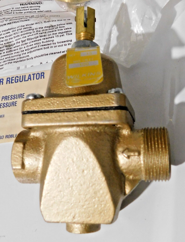 1/2" Sweat x FNPT Bronze Boiler Feed Water Pressure Regulator Zurn Wilkins 80CIC - Picture 5 of 6